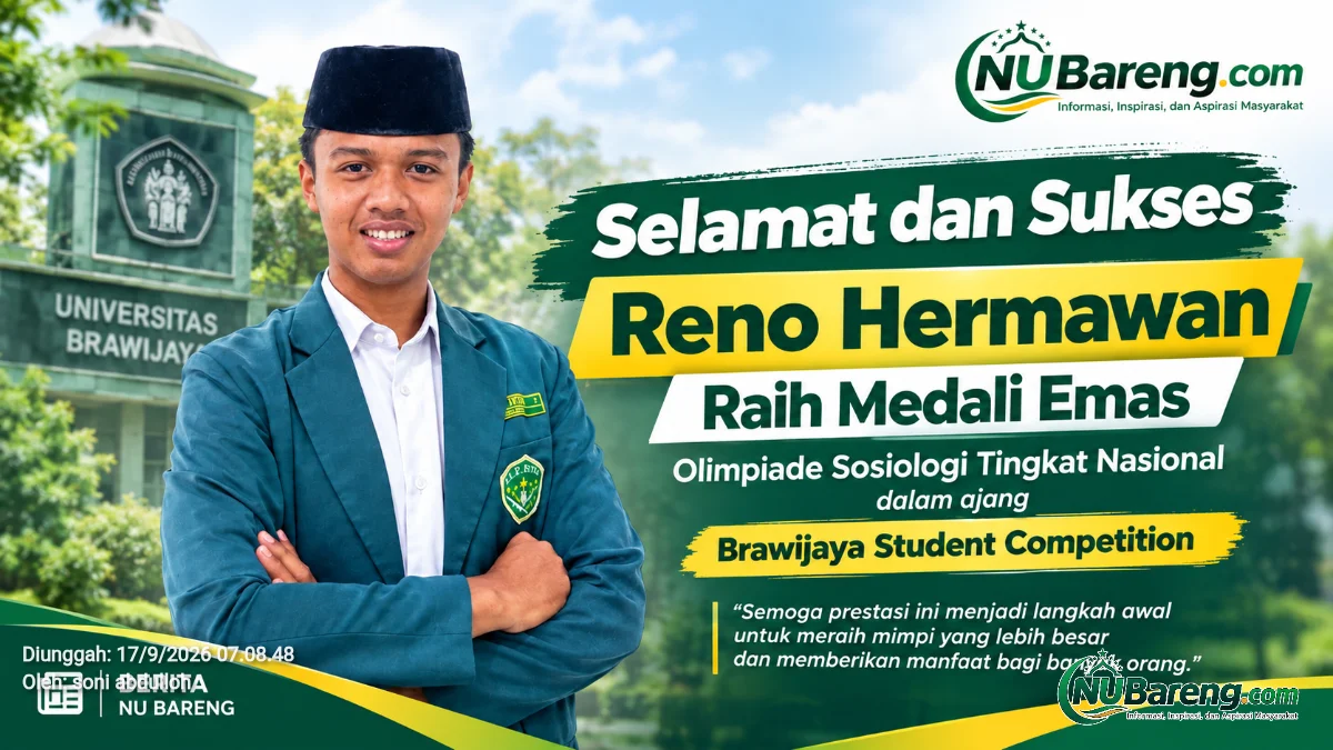 Inilah Sosok Reno Hermawan, Aktivis IPNU Hebat Asal Bareng Jombang yang Borong Belasan Prestasi Gemilang!